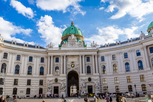 Photo: St. Michael's Wing Of Hofburg Imperial Palace. Vienna. Austria. St. Michael's Wing Of Hofburg Imperial Palace. Vienna. Austria.
