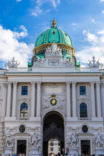 Photo: St. Michael's Wing Of Hofburg Imperial Palace. Vienna. Austria. St. Michael's Wing Of Hofburg Imperial Palace. Vienna. Austria.