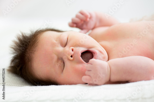 Photo: newborn baby sleeping newborn baby sleeping