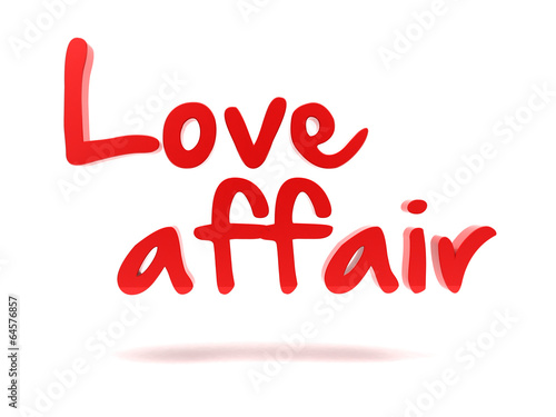 Illustration: Love affair. Love affair.
