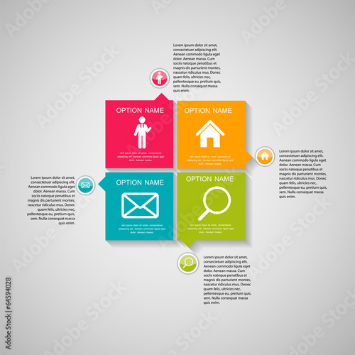 Vector: Infographic business template vector illustration Infographic business template vector illustration