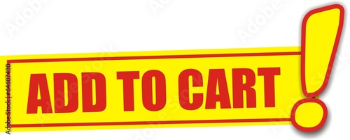 Vector: étiquette add to cart étiquette add to cart