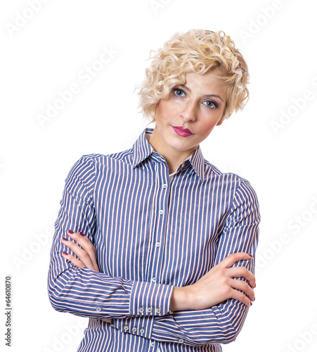 Photo: Young attractive confident businesswoman Young attractive confident businesswoman