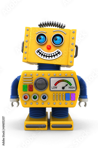 Photo: Smiling toy robot Smiling toy robot