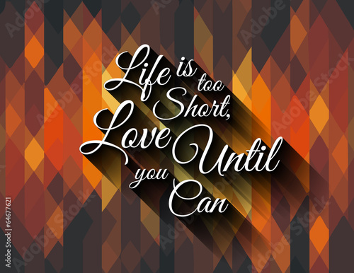 Vector: Inspirational Typo Text with Retro Style and shadows. Inspirational Typo Text with Retro Style and shadows.