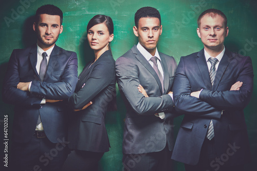 Photo: Confident employees Confident employees