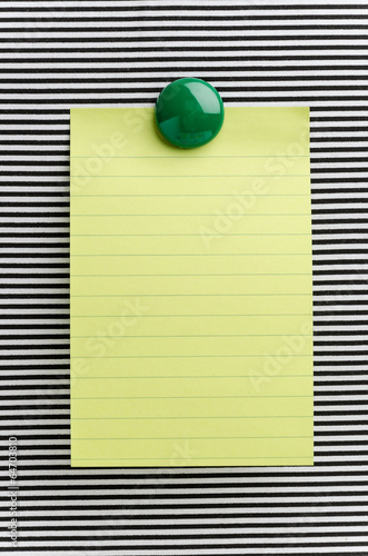 Photo: Magnet paper note Magnet paper note