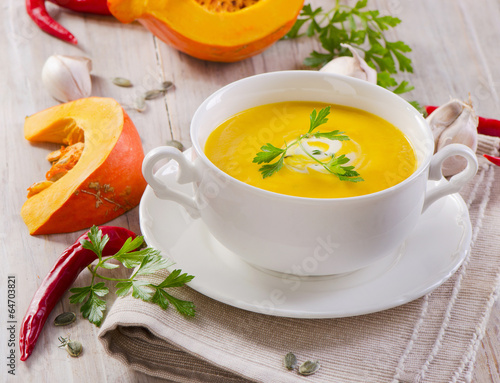 Photo: Creamy pumpkin soup Creamy pumpkin soup