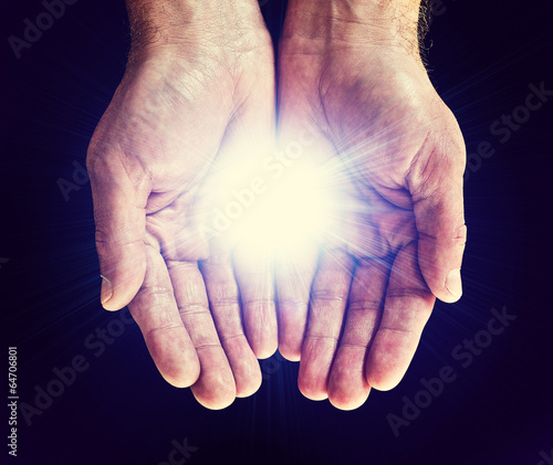 Photo: star in hands star in hands