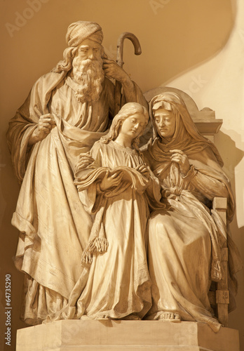 Photo: Verona - Holy Family sculpture in st. Thomas church Verona - Holy Family sculpture in st. Thomas church