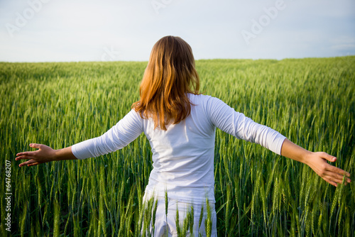 Photo: young woman relaxing young woman relaxing