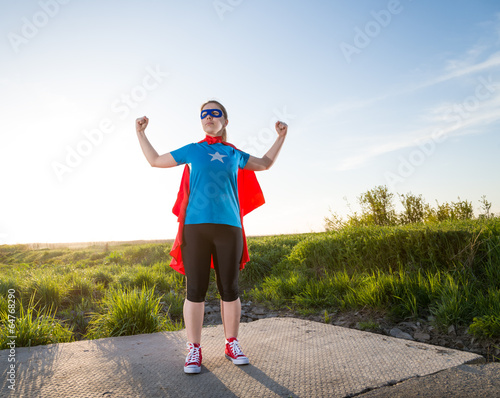 Photo: girl super hero girl super hero