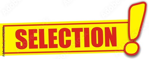 Vector: étiquette sélection étiquette sélection