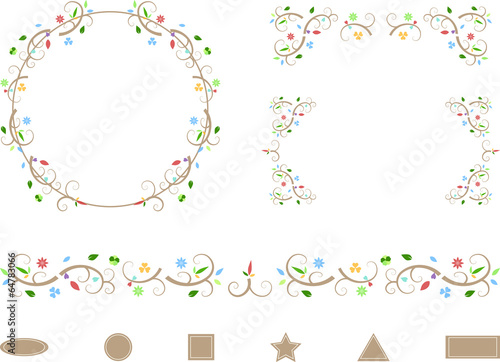 Vector: frame set frame set