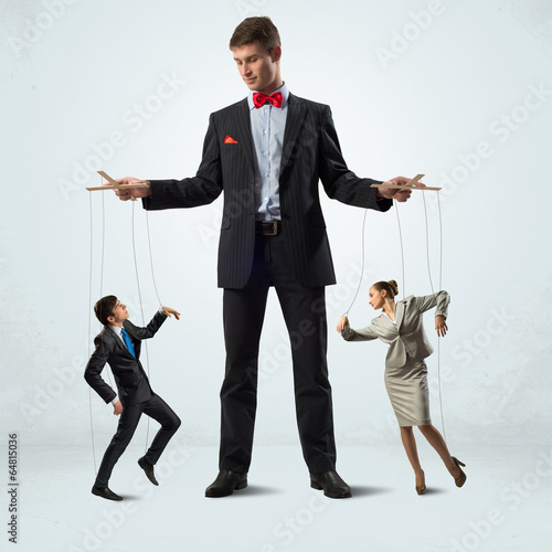 Photo: puppeteer and puppet business puppeteer and puppet business