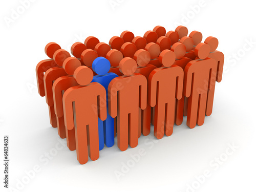 Illustration: Standing out from the crowd Standing out from the crowd