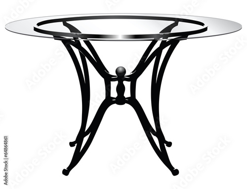 Vector: Glass table Glass table