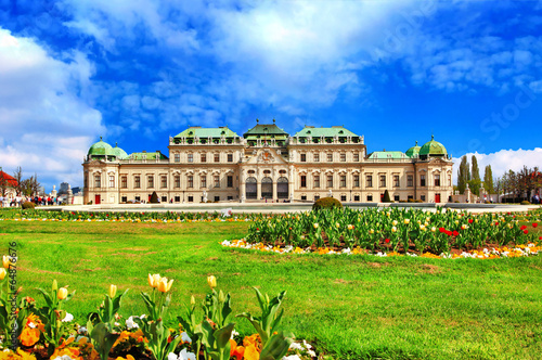 Photo: beautiful Belvedere castle, Vienna, Austria beautiful Belvedere castle, Vienna, Austria