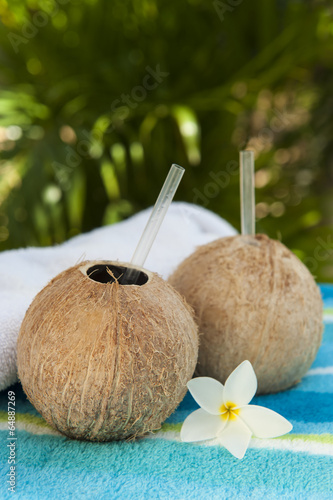 Photo: Coconut Waters with Plumeria Coconut Waters with Plumeria