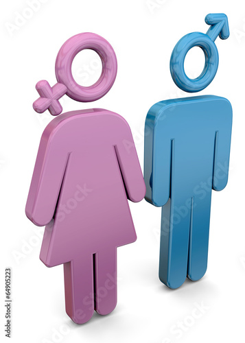 Illustration: Gender Concept - 3D Gender Concept - 3D