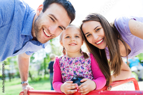 Photo: Family outdoors Family outdoors