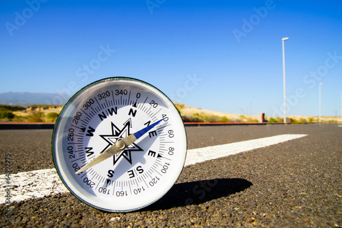 Photo: Compass on the Road Compass on the Road