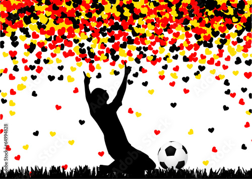 Vector: Fußball - Deutschland Fußball - Deutschland
