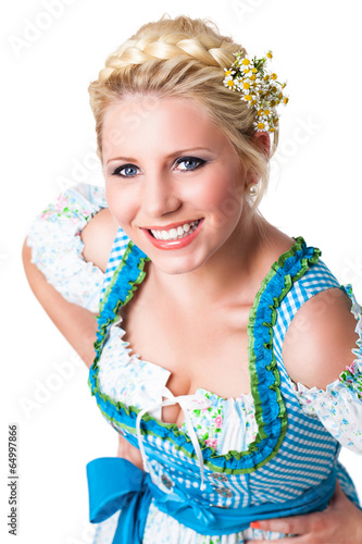 Photo: attraktive junge Frau im Dirndl attraktive junge Frau im Dirndl