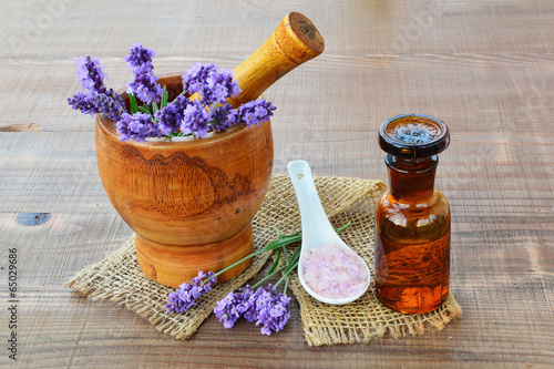 Photo: Lavender procucts, spa concept Lavender procucts, spa concept