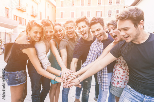 Photo: Group of Friends Together, Teamwork Concept Group of Friends Together, Teamwork Concept