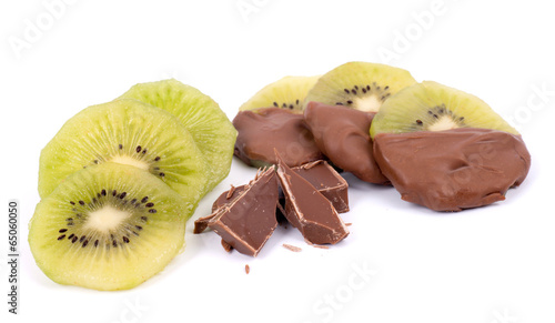 Photo: Kiwis mit Schokolade Kiwis mit Schokolade