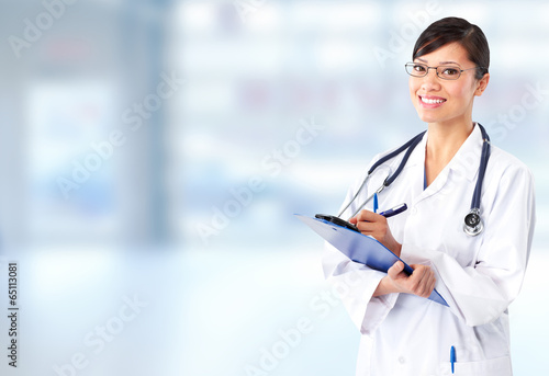 Photo: Beautiful doctor woman Beautiful doctor woman