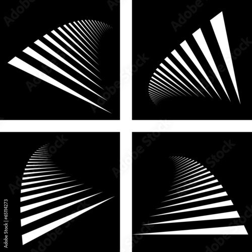 Vector: Symbolic stripes of zebra crossing. Symbolic stripes of zebra crossing.