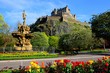 Edinburgh Castle view from Princes Street Gardens Edinburgh Castle view from Princes Street Gardens