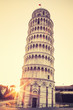 Pisa leaning tower, special photographic processing Pisa leaning tower, special photographic processing