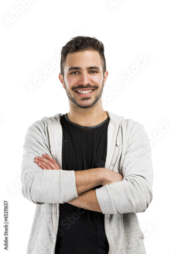 Photo: Smiling guy posing Smiling guy posing