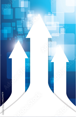 Illustration: up white arrows illustration design up white arrows illustration design