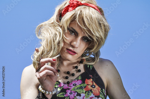 Photo: Drag queen looking Drag queen looking