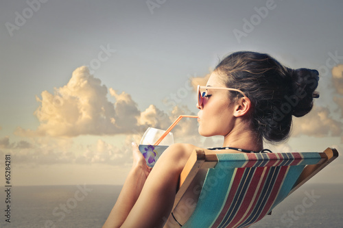 Photo: relax on the beach relax on the beach