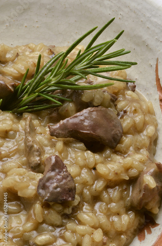 Photo: Risotto ai fegatini Risotto ai fegatini