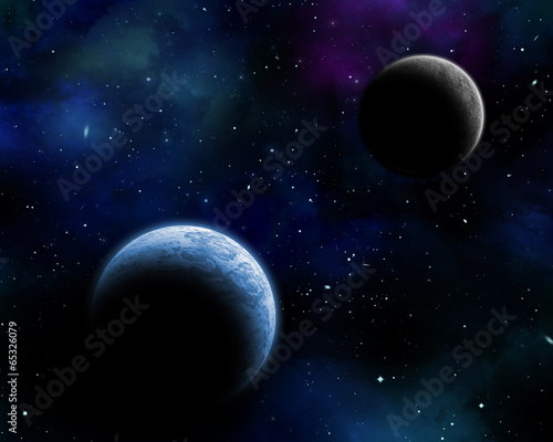 Illustration: Space background Space background