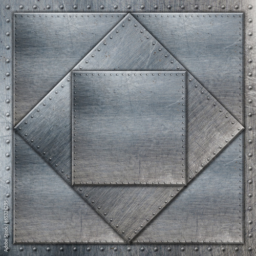 Illustration: Scratched metal background Scratched metal background