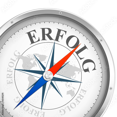 Illustration: Kompass mit "Erfolg" Kompass mit "Erfolg"