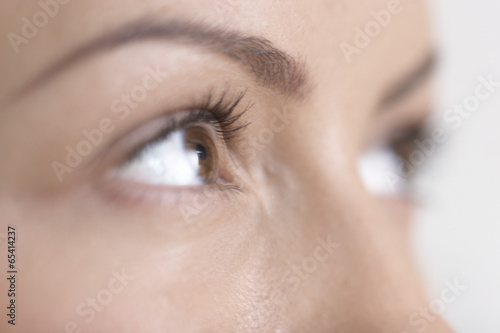 Photo: Auge der Frau, extreme Nahaufnahme Auge der Frau, extreme Nahaufnahme