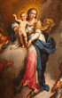 Verona - Madonna paint from Maffei chapel in Duomo Verona - Madonna paint from Maffei chapel in Duomo
