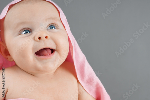 Photo: Laughing baby girl Laughing baby girl