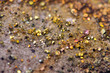 Fantastic background, magic of a stone, rainbow in metal rock Fantastic background, magic of a stone, rainbow in metal rock
