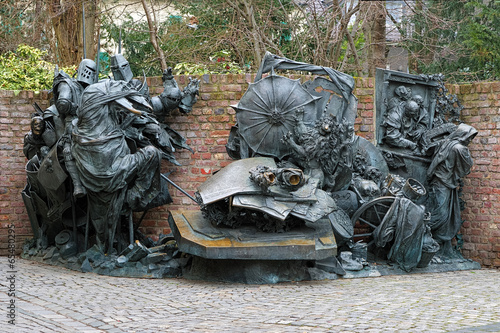 Photo: City founding monument in Dusseldorf City founding monument in Dusseldorf