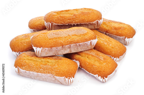 Photo: magdalenas largas, typical spanish plain muffins magdalenas largas, typical spanish plain muffins