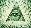 Dollar USA, pyramid, eye. Extreme closeup.Macro Dollar USA, pyramid, eye. Extreme closeup.Macro